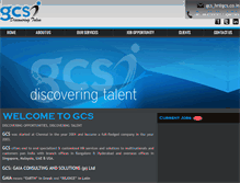 Tablet Screenshot of gcs.co.in